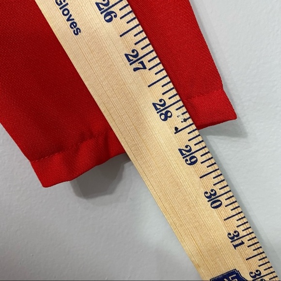 H&M True Red Puff Sleeve Dress - Picture 5 of 6